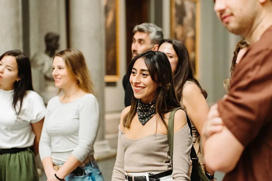 Guests on a WalksDevour Prado Museum tour in Madrid, Spain